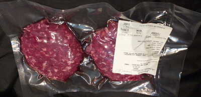 Burger de boeuf bio