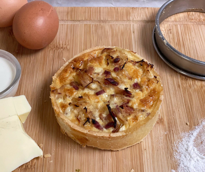 Quiche individuelle lorraine - sans gluten
