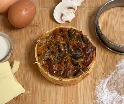 Quiche oignons - sans gluten