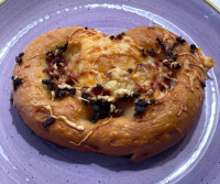 Bretzel gratinée lardons - sans oeuf