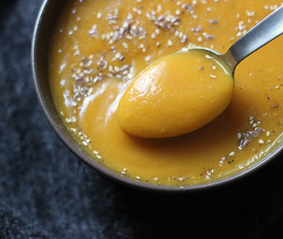 Velouté de patate douce épices cajuns