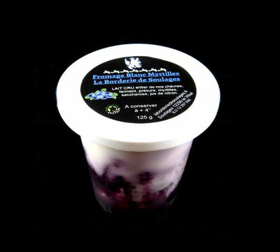 Fromage blanc aromatisé myrtilles