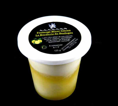 Fromage blanc aromatisé citron