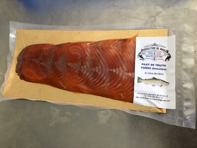 Truite fumée tranchée 150g - sous-vide