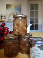 Compotée de pomme poire à la cardamome