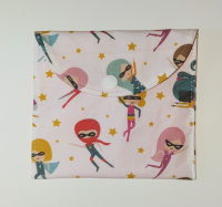 Pochette imperméable bio- super girls