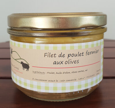 Filet de poulet fermier aux olives