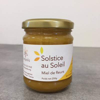 Solstice au soleil - miel de fleurs - 250g