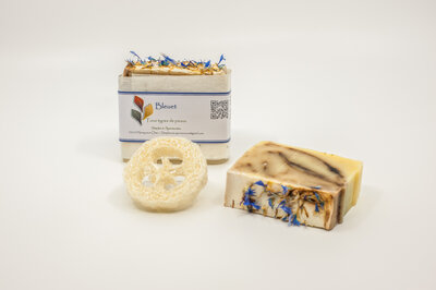 Savon bleuet