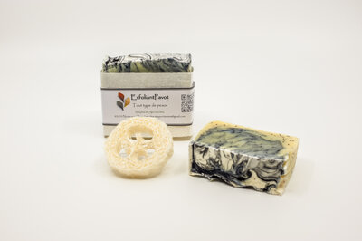 Savon exfoliant pavot