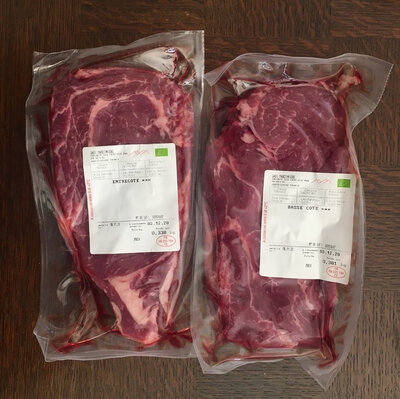 Entrecôtes de boeuf