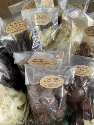 Sachet friture chocolat noir   100 grs-