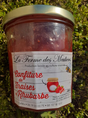 Confiture fraise rhubarbe