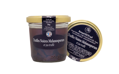 Truffes noires melanosporum et jus truffé