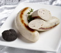 Boudin blanc truffé et pistache