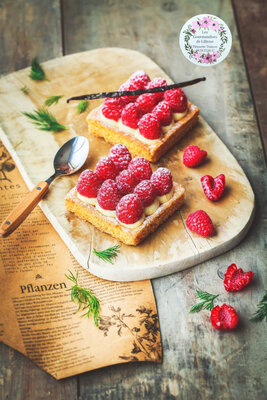 Tartelettes aux framboises