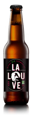 Bière la louve bio framboise 6°