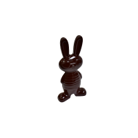 Les lapins - lapin bunny chocolat noir