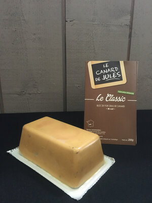 Bloc de foie gras de canard mi-cuit 200g