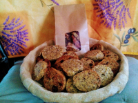 Sablés à la farine de lentilles vertes