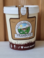 Crème glacée framboise 500 ml