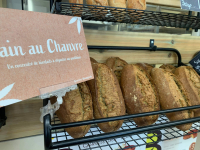 Pain au chanvre - tranché