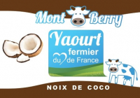Yaourt montberry noix de coco