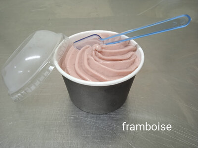 Glace framboise