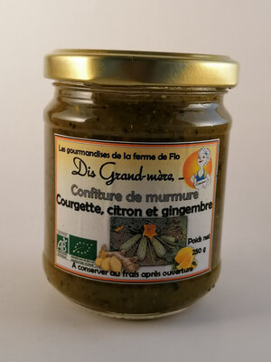 Confiture de courgette, citron et gingembre