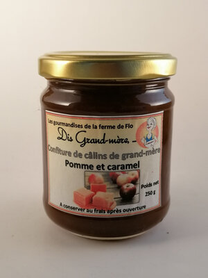 Confiture de pomme et caramel en 250 g