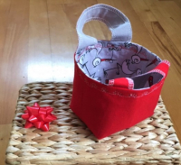 Panier à anses cigogne pour lingettes