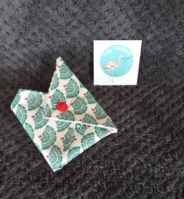 Pochette à savon 'palmier'