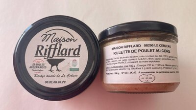 Rillette de poulet au cidre