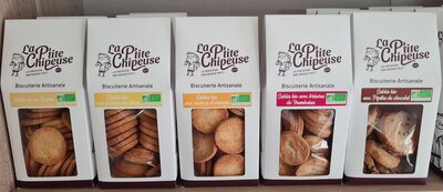 Sablés bio aux brisures de framboise
