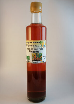 Sirop de rhubarbe