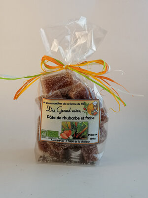 Pâte de rhubarbe et fraise