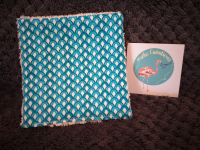 Lingettes lavables 'écailles'