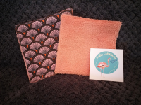 Lingettes lavables 'éventails'