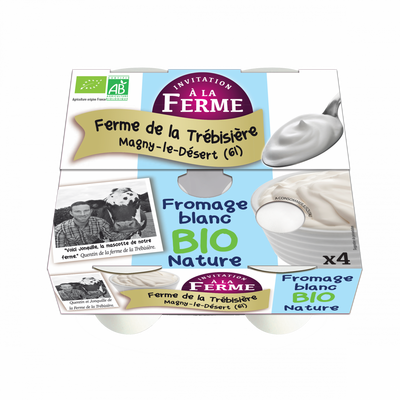 Fromage frais fermier et bio seau 1kg