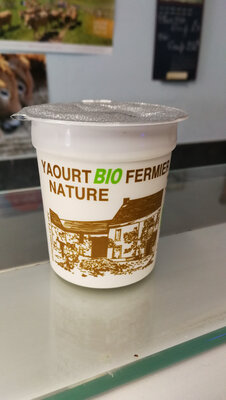 Yaourt nature au lait bio de vache