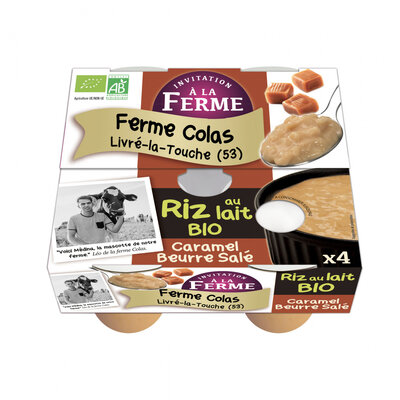 Riz au lait au caramel beurre salé