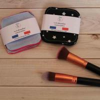 5 carrés démaquillants coton/micropolaire
