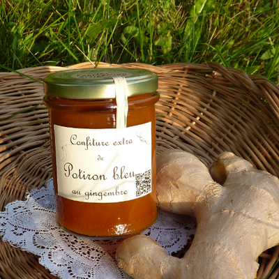 Confiture de potiron bleu au gingembre