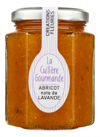 Confiture abricot et note de lavande
