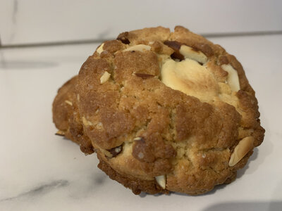 Biscuits amandes et chocolat blanc