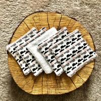 Lot 5 cotons blanc et nuage