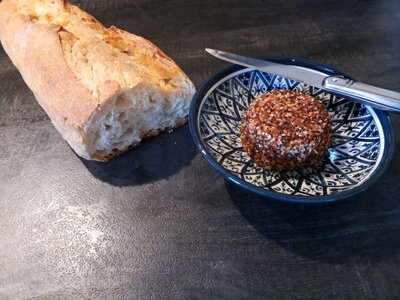 Fromage frais de vache piment d'espelette