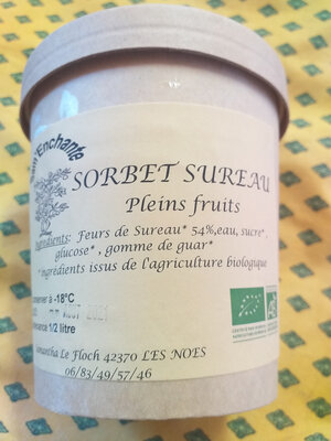 Sorbet fleurs de sureau