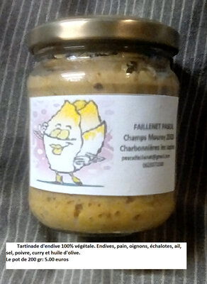 Tartinade endive-piment d'espelette léger