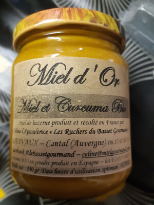 Miel d'or - miel et curcuma 🌶🍯